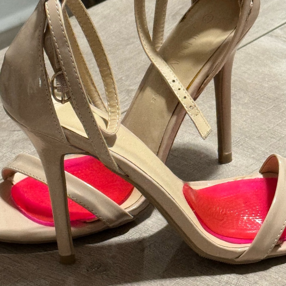 Elegant Nude Stiletto Heels